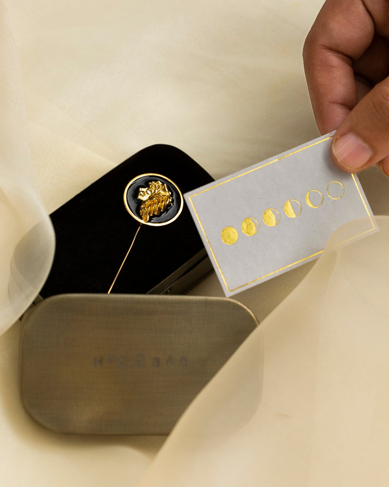 Singha Lapel Pin - Black & Gold