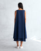 Double Layer Dress - Indigo