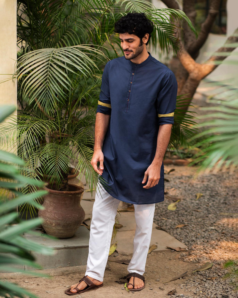 Chandni Chowk Kurta - Blue