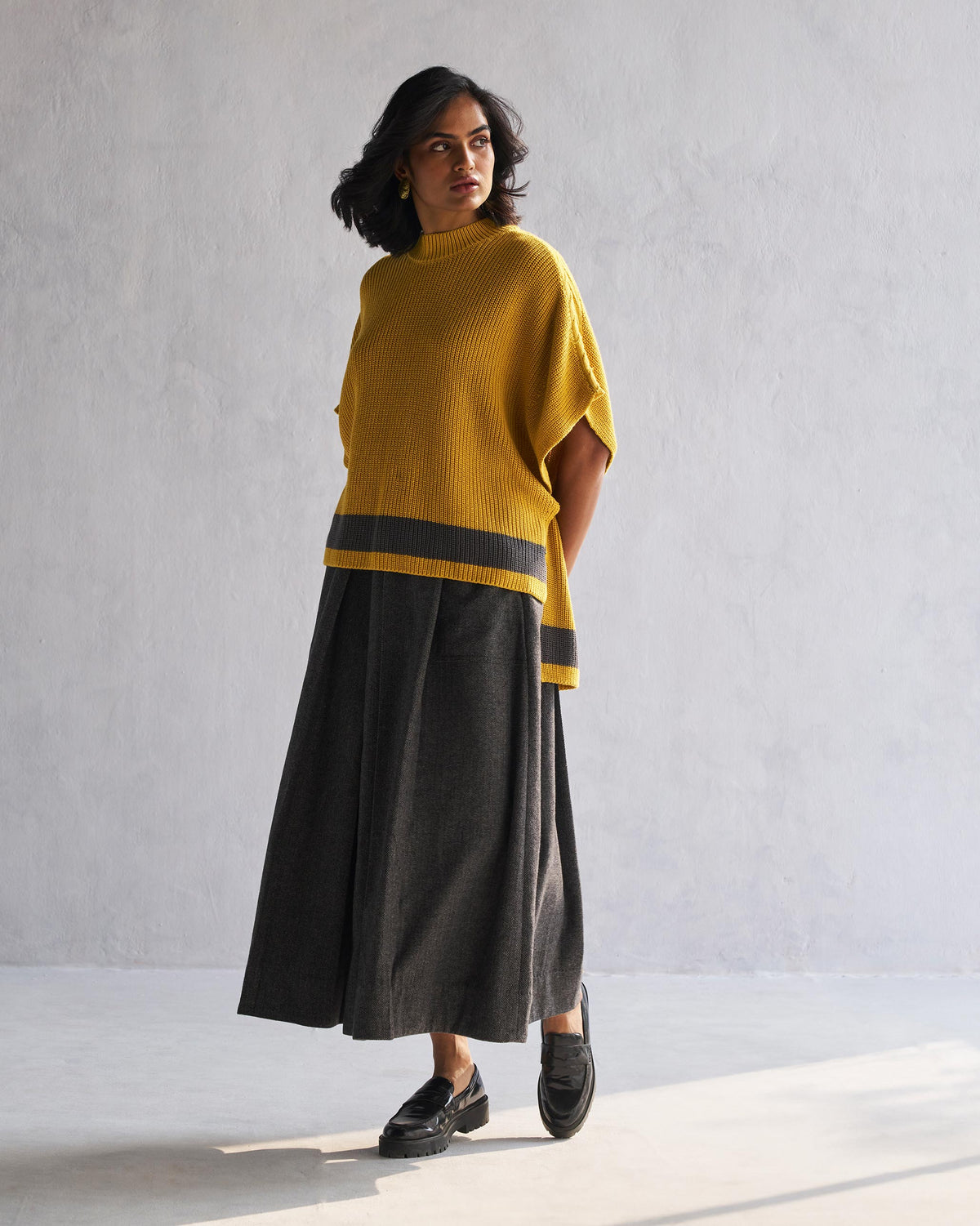 Pocket Skirt - Grey