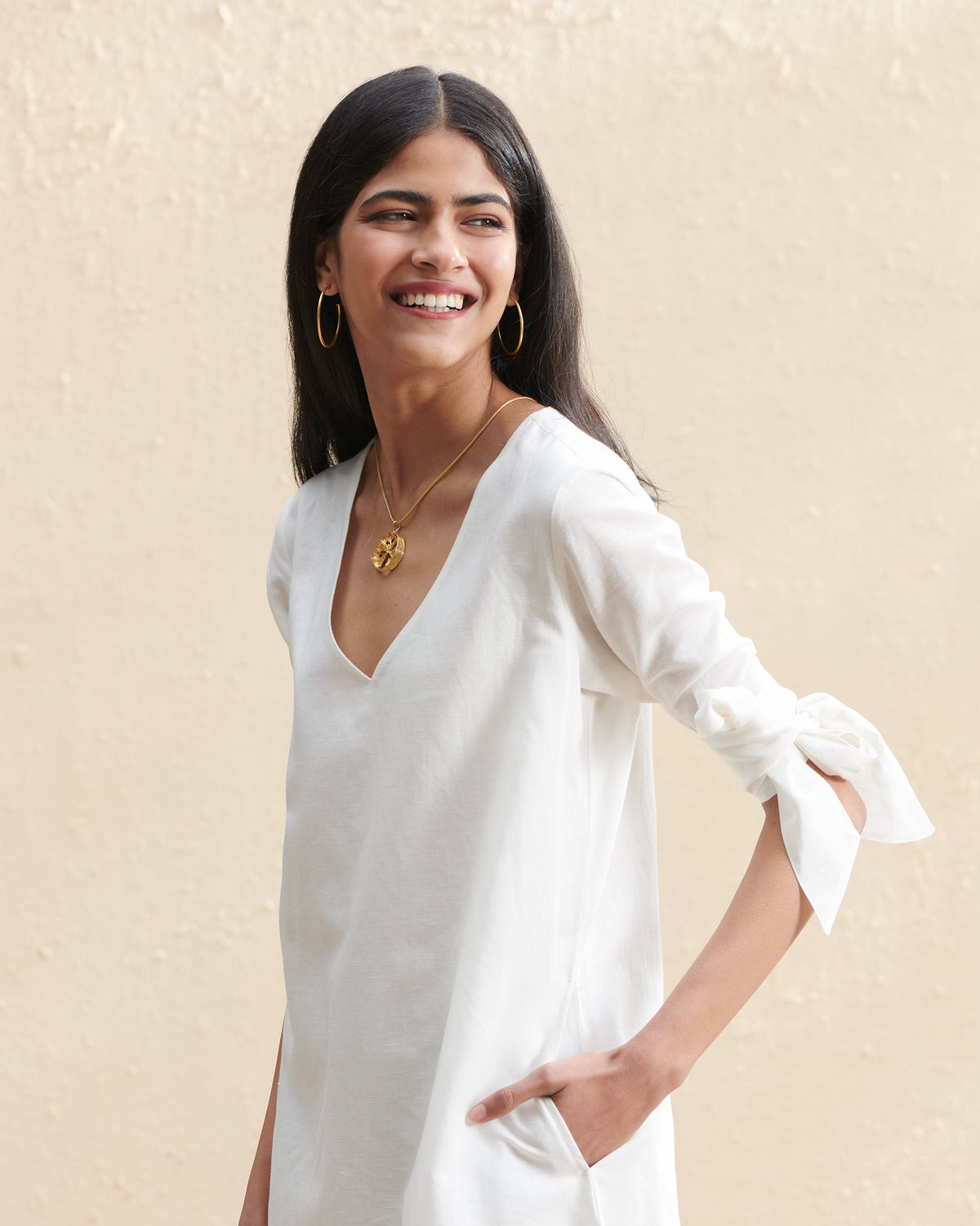 A-line Dress - Ivory