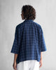 Gathered Shirt - Navy