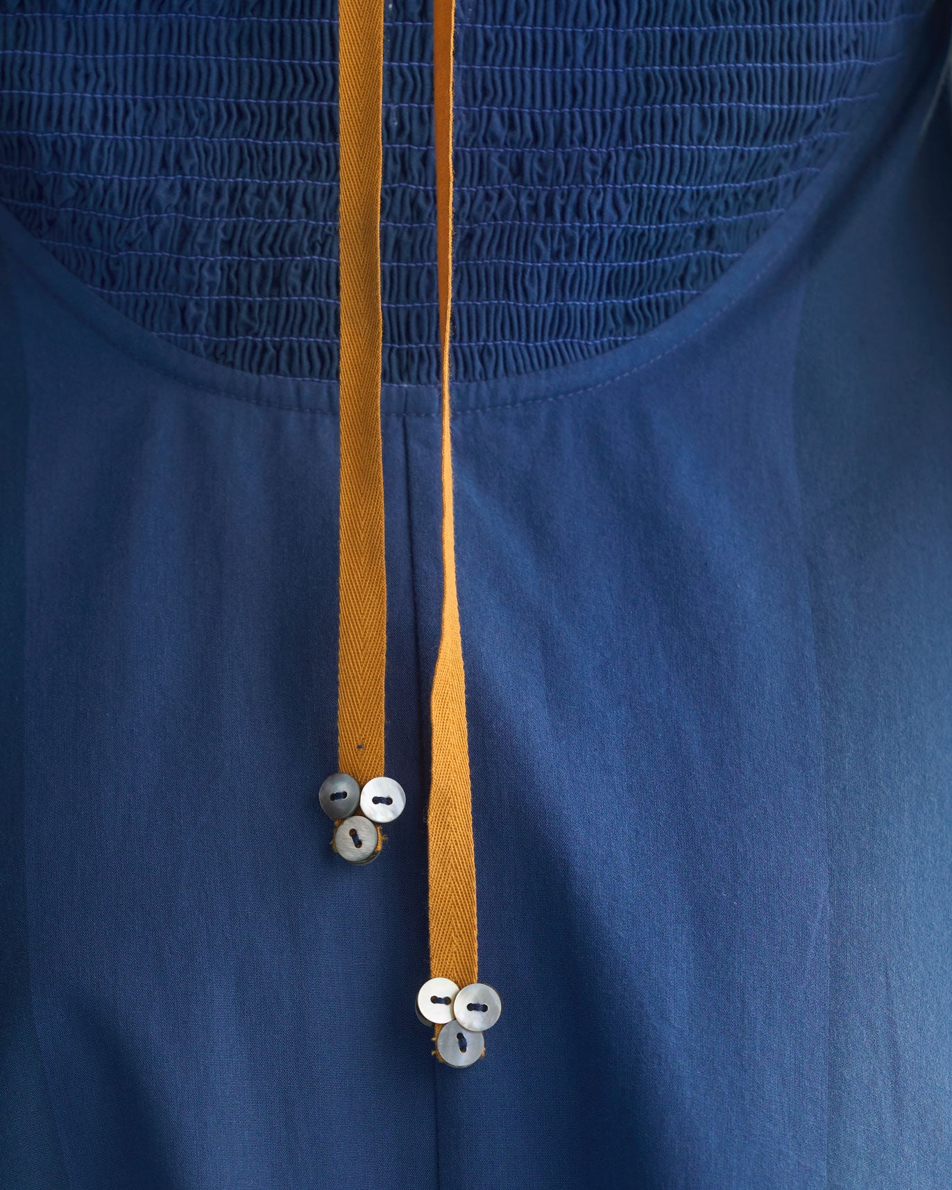 Scoop Back Dress - Blue