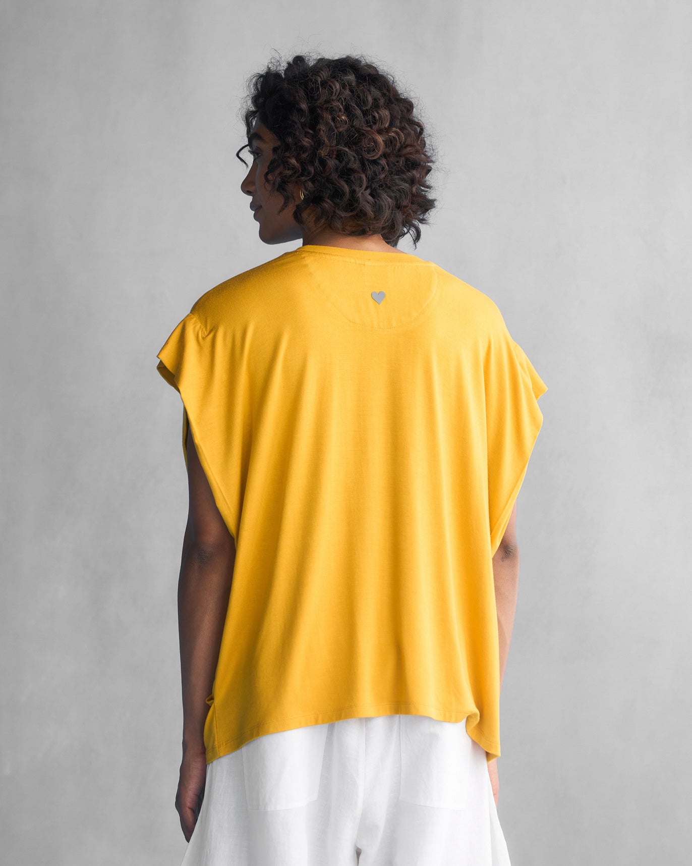 Sleeve T-Shirt - Ochre