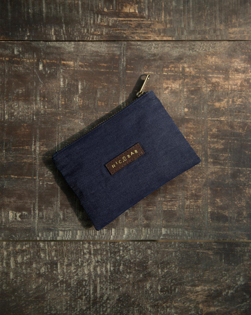 Starry Night ID Pouch - Denim Blue