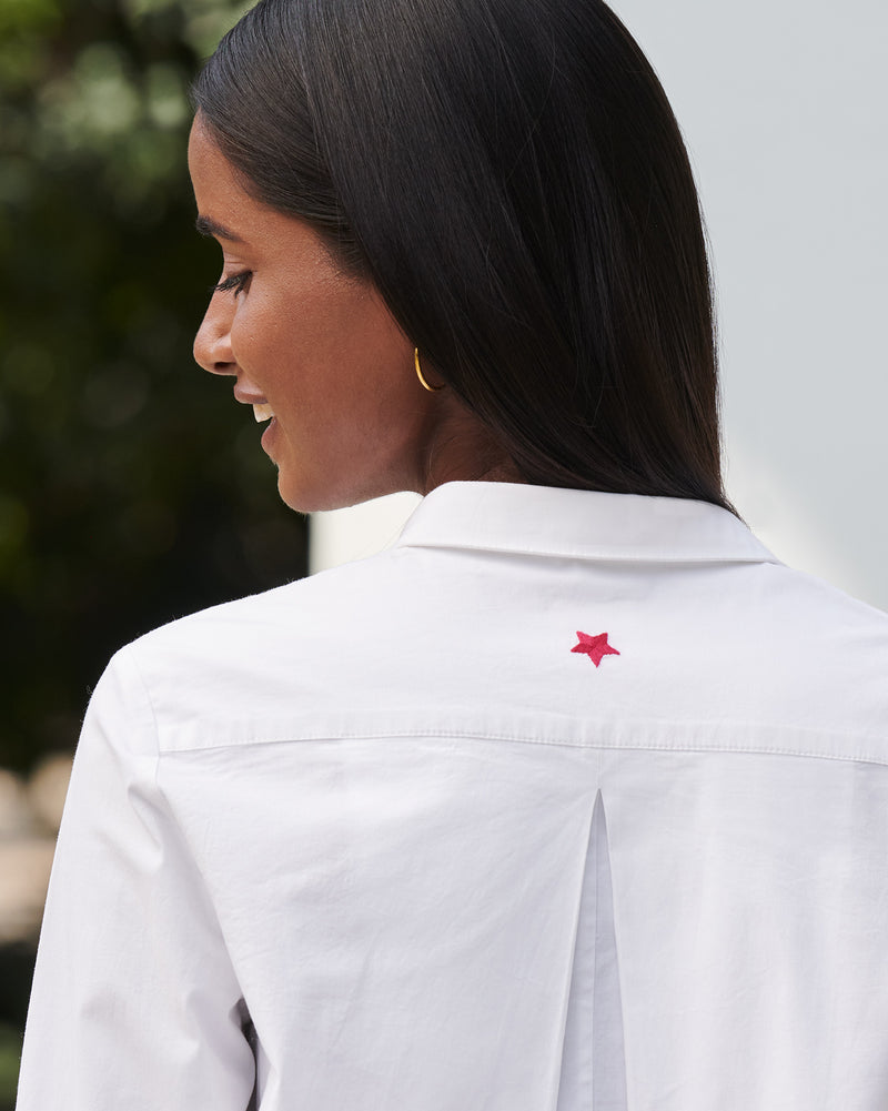 Side Placket Shirt - White