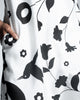 Short Sleeve Kurta - Ivory & Black