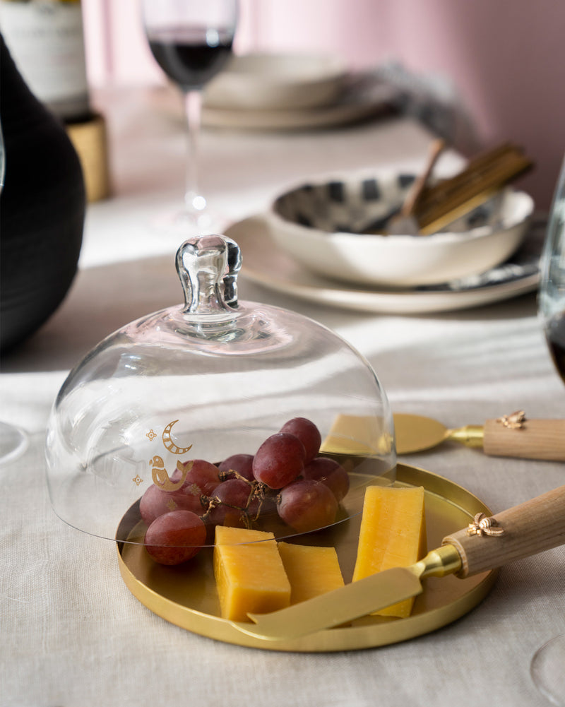 Myra Cookie Plate with Cloche
