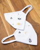Monkey Around Mask - White