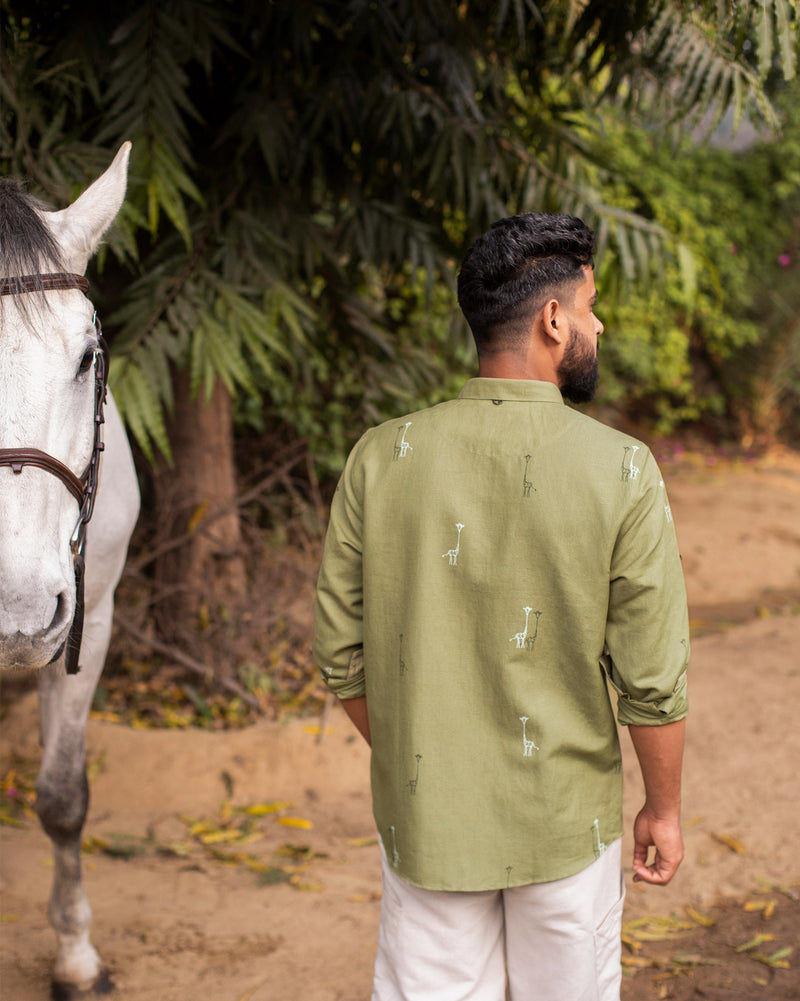 Safar Shirt - Light Olive