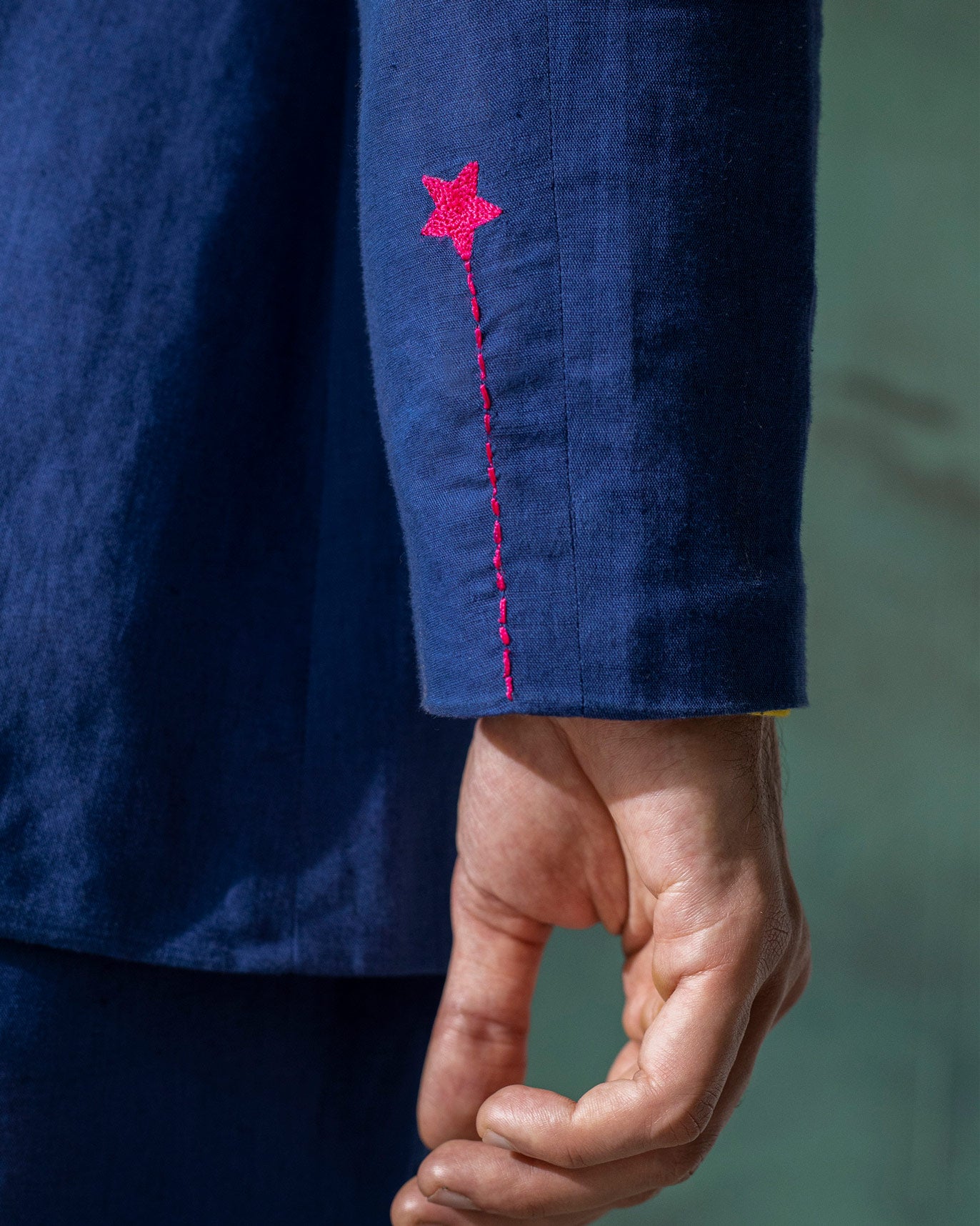 Short Bandhgala- Navy