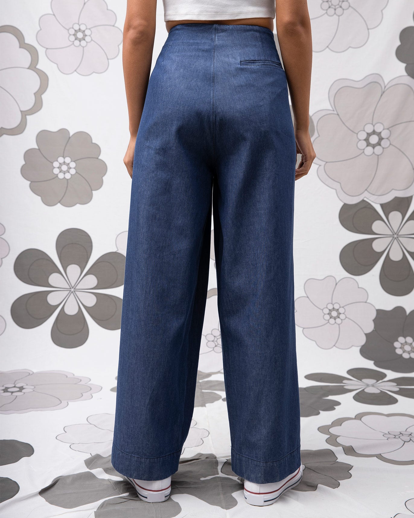 Belted Trousers - Blue