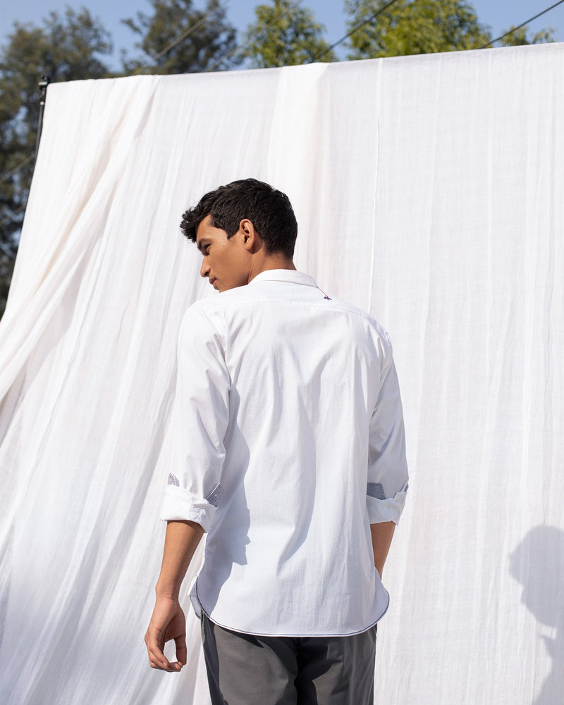 Kochi Collar Shirt  - White
