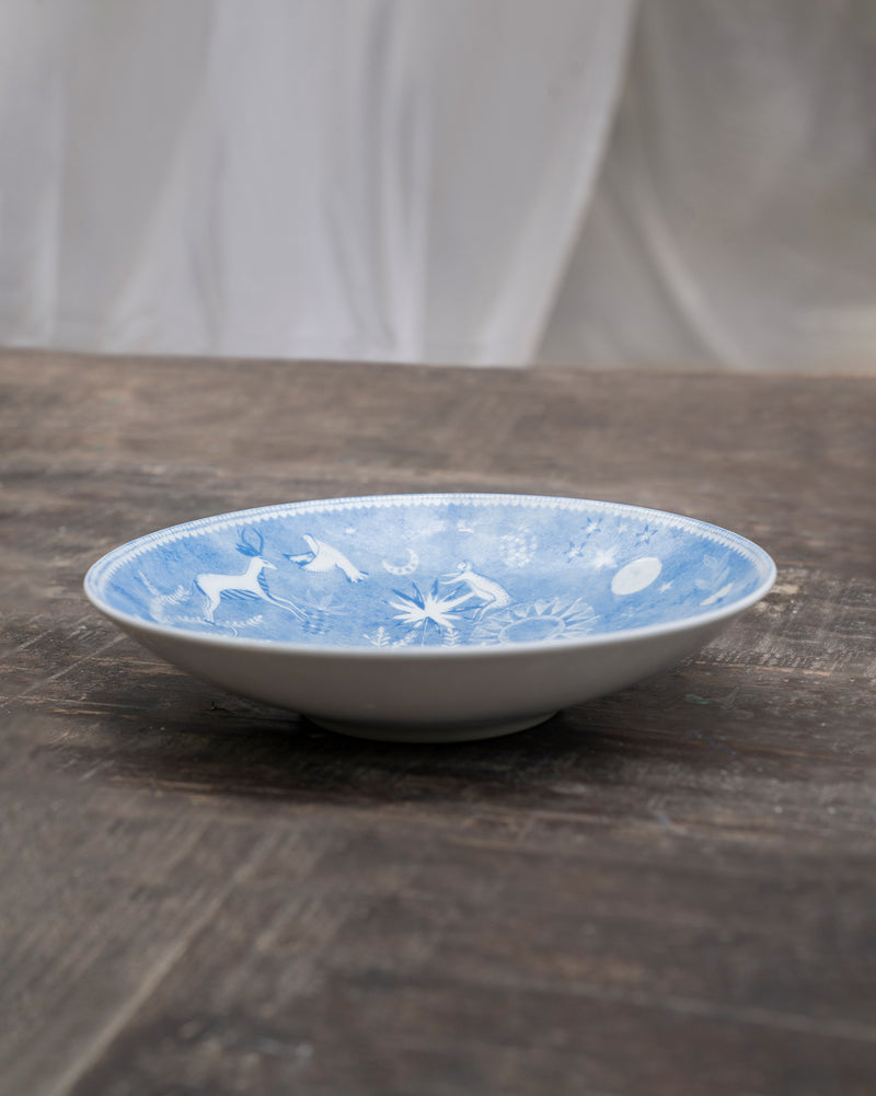 Namtso Shallow Bowl - Blue