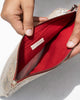 Fold Over Foiled Clutch