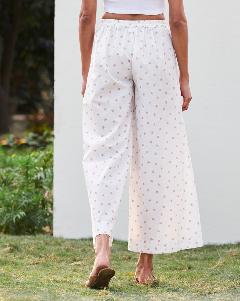 Basic Pyjamas - Ivory & Pink