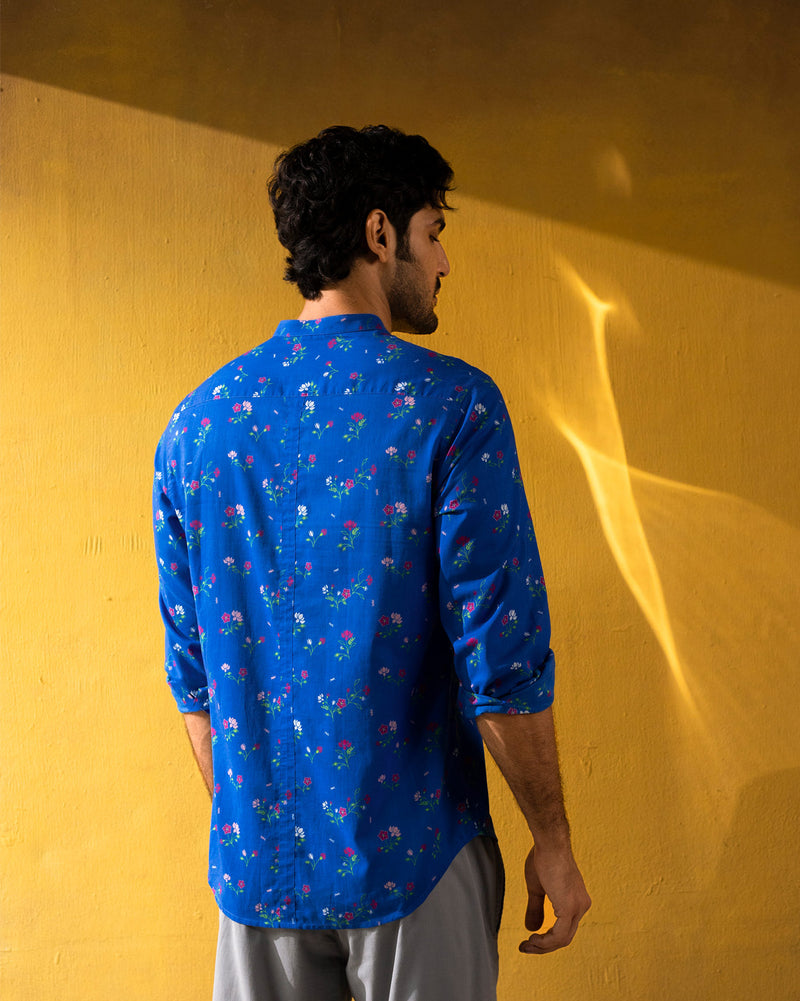 Nawab Shirt - Blue