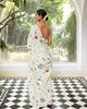 Jaal Printed Sari - Multi Color
