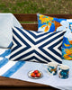 Bhoomi Cushion Cover - Indigo & Ivory