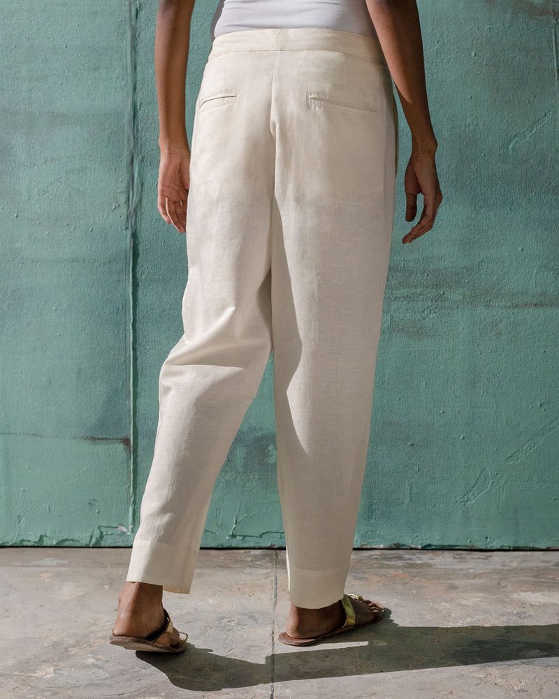 Cigarette Pants - Ivory
