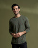 Basic Full Sleeve T-shirt - Olive
