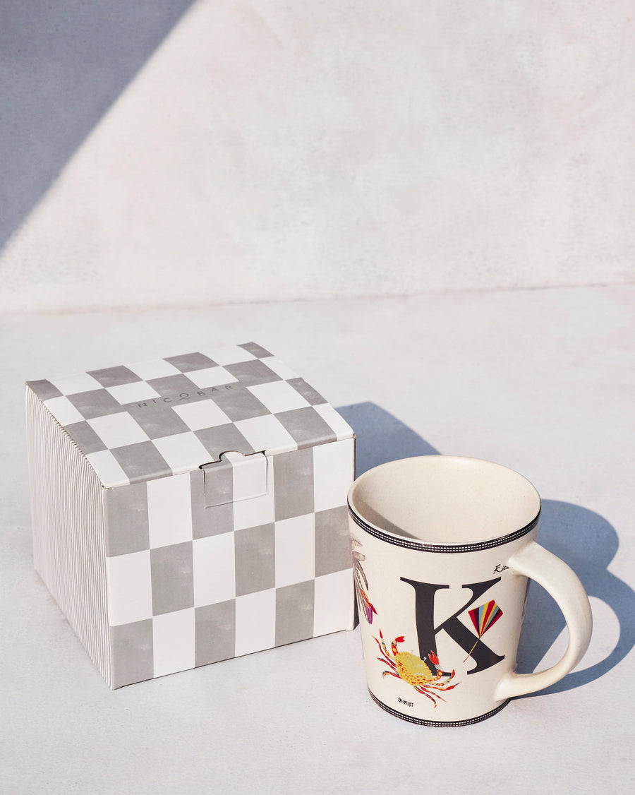 The Kamal Mug beside its Nicobar gift box.
