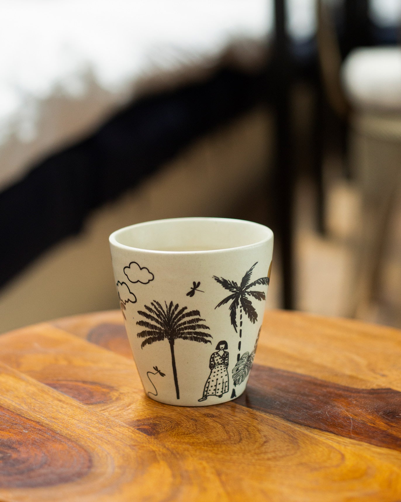 Mandovi Palm Mug - Ivory