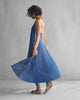 Scoop Back Dress - Blue