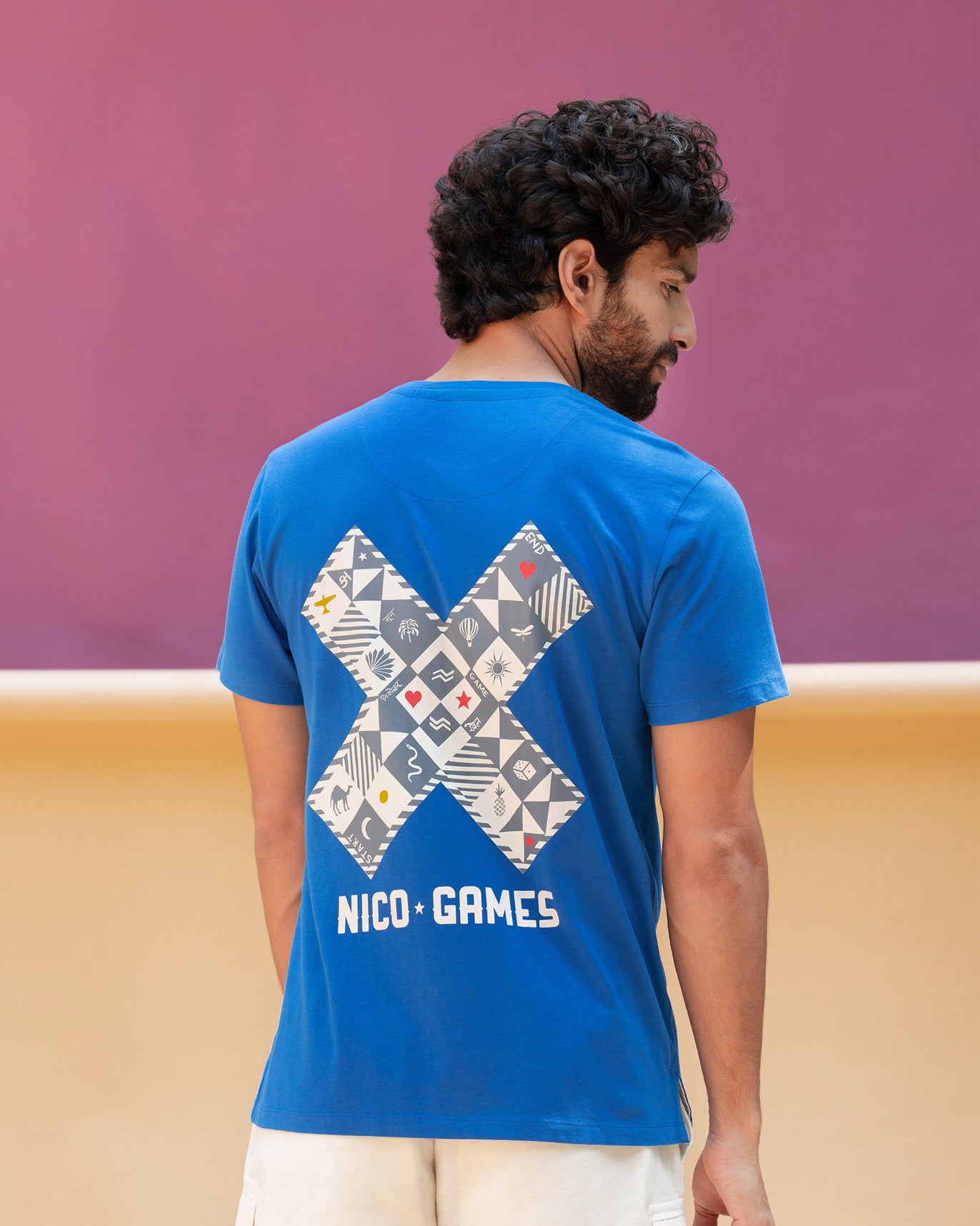 Roll The Dice T-shirt - Blue