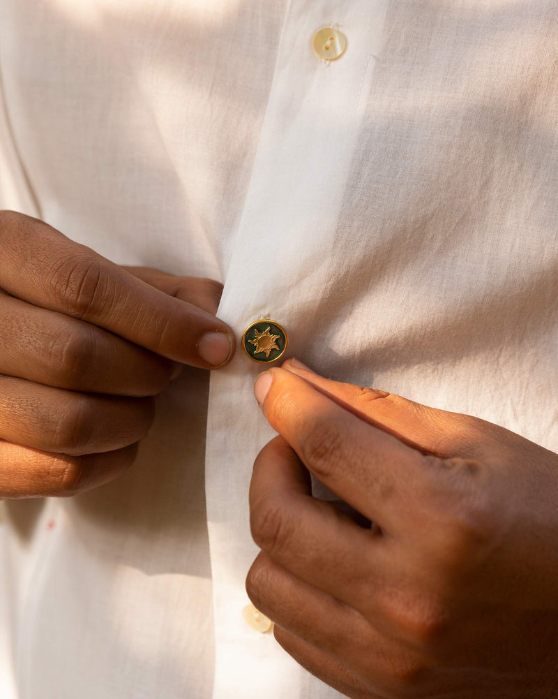 Sunbeam Button- Green