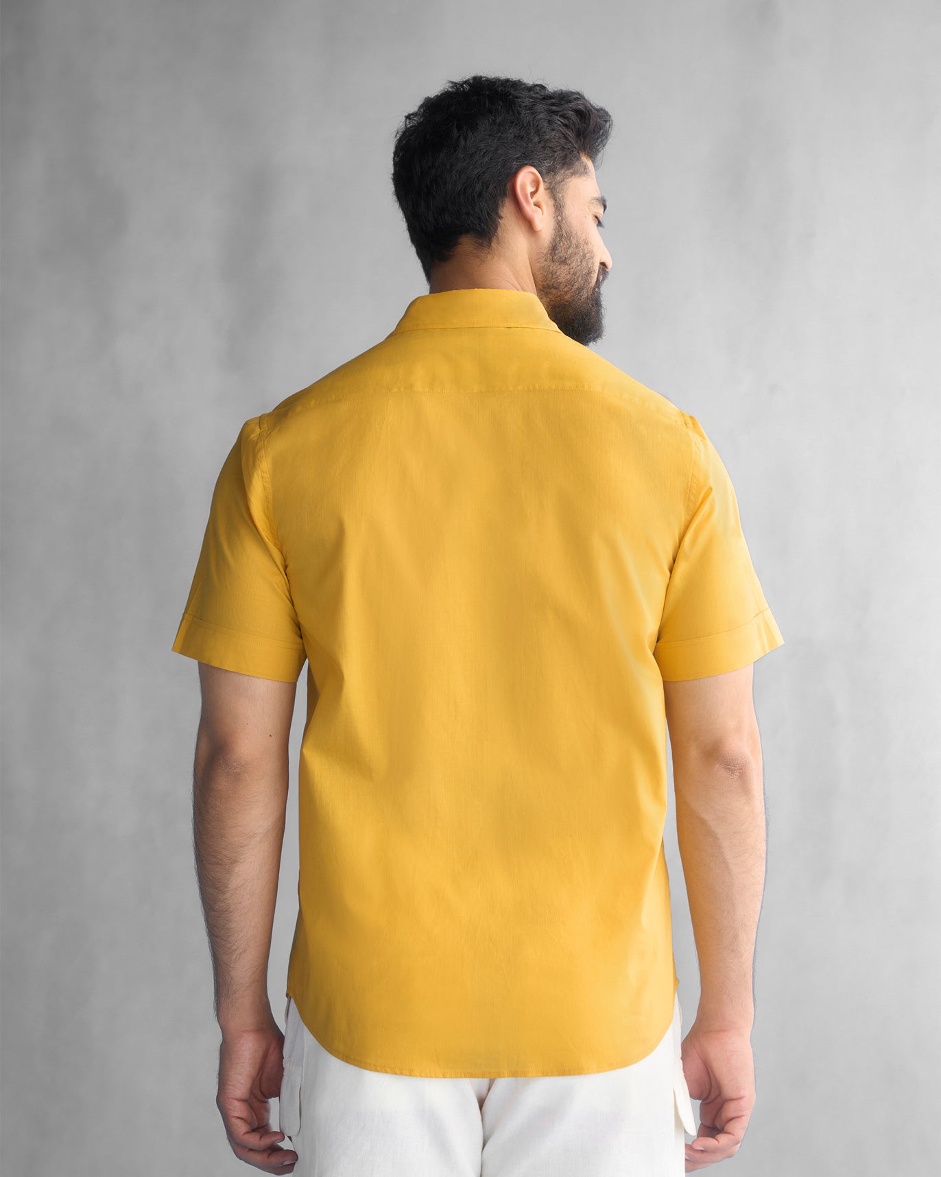 Half Sleeve Shirt - Ochre