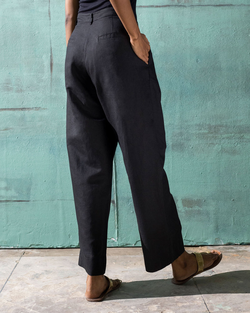 High Waist Pants - Black