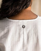 V-Neck Front Knot Top - White