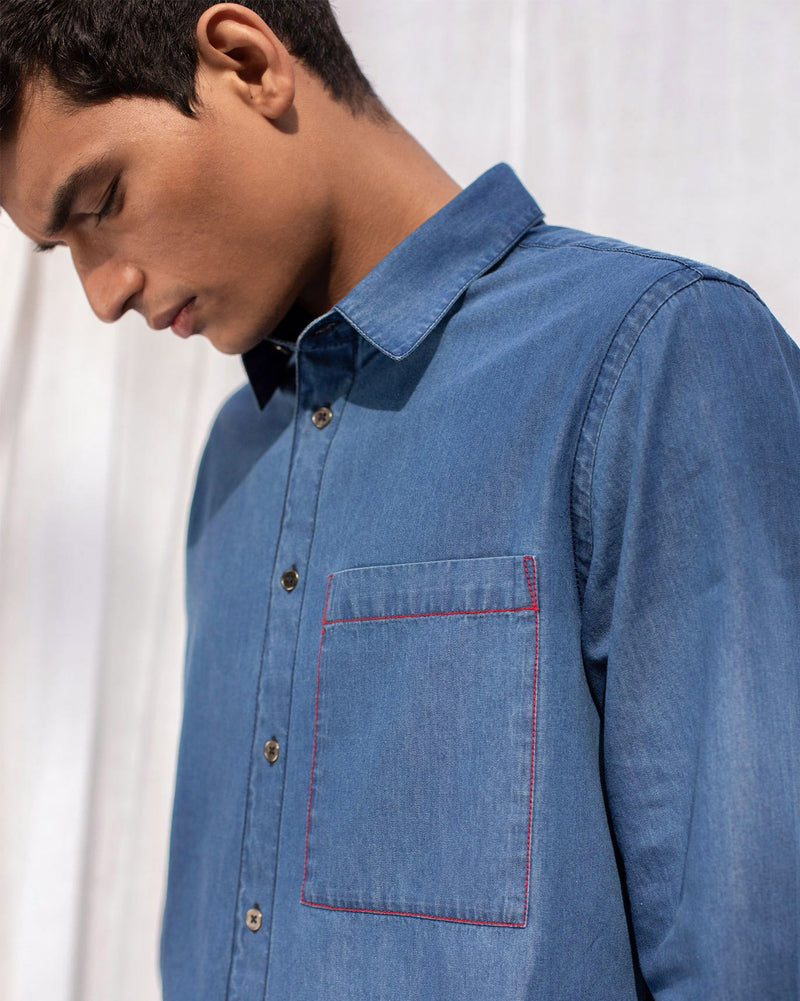 Crew Shirt - Blue