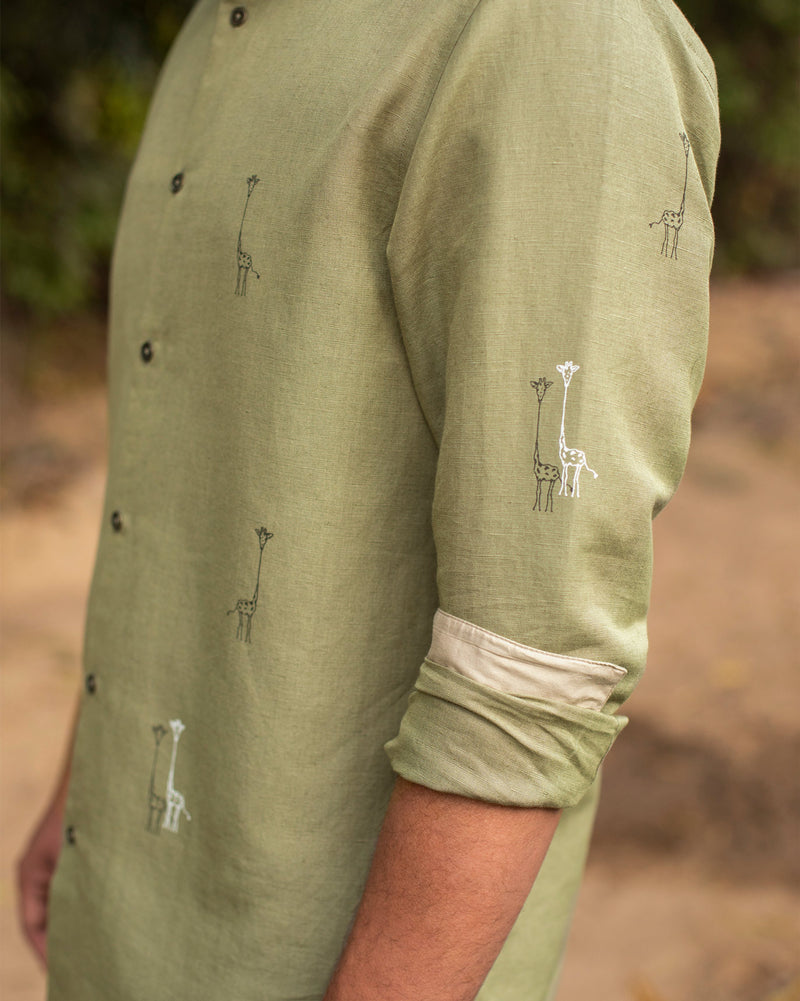 Safar Shirt - Light Olive