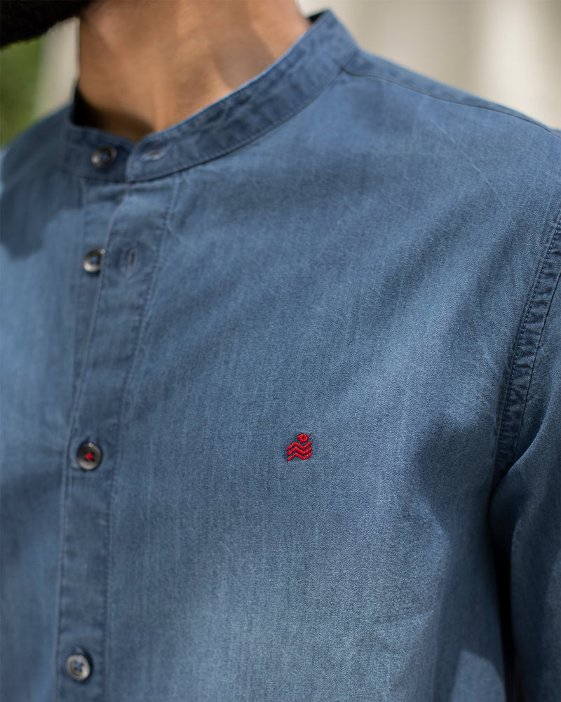 Nawab Denim Shirt - Blue