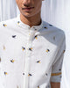 One Button Shirt - Ivory