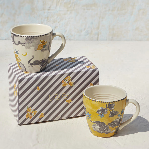 Bougainvillea Mugs (Set of 2) – Nicobar