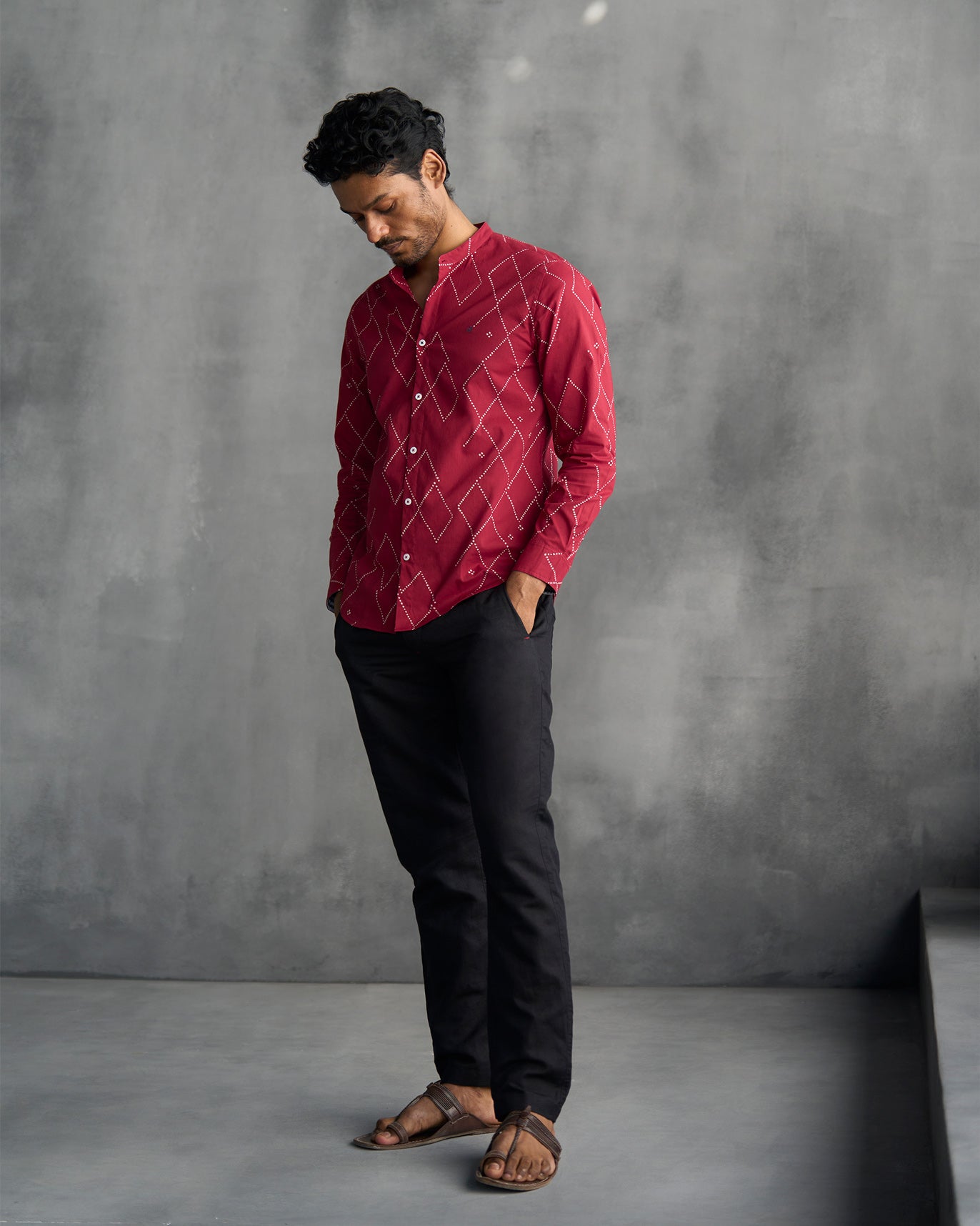 Nawab Shirt - Red