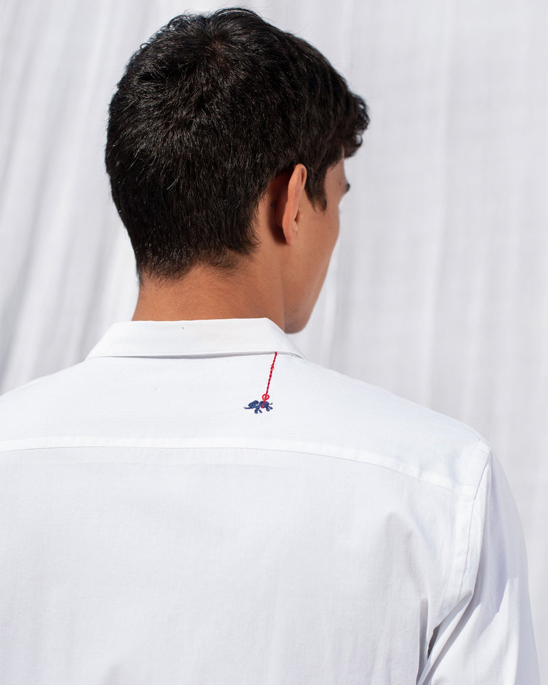 Kochi Collar Shirt  - White