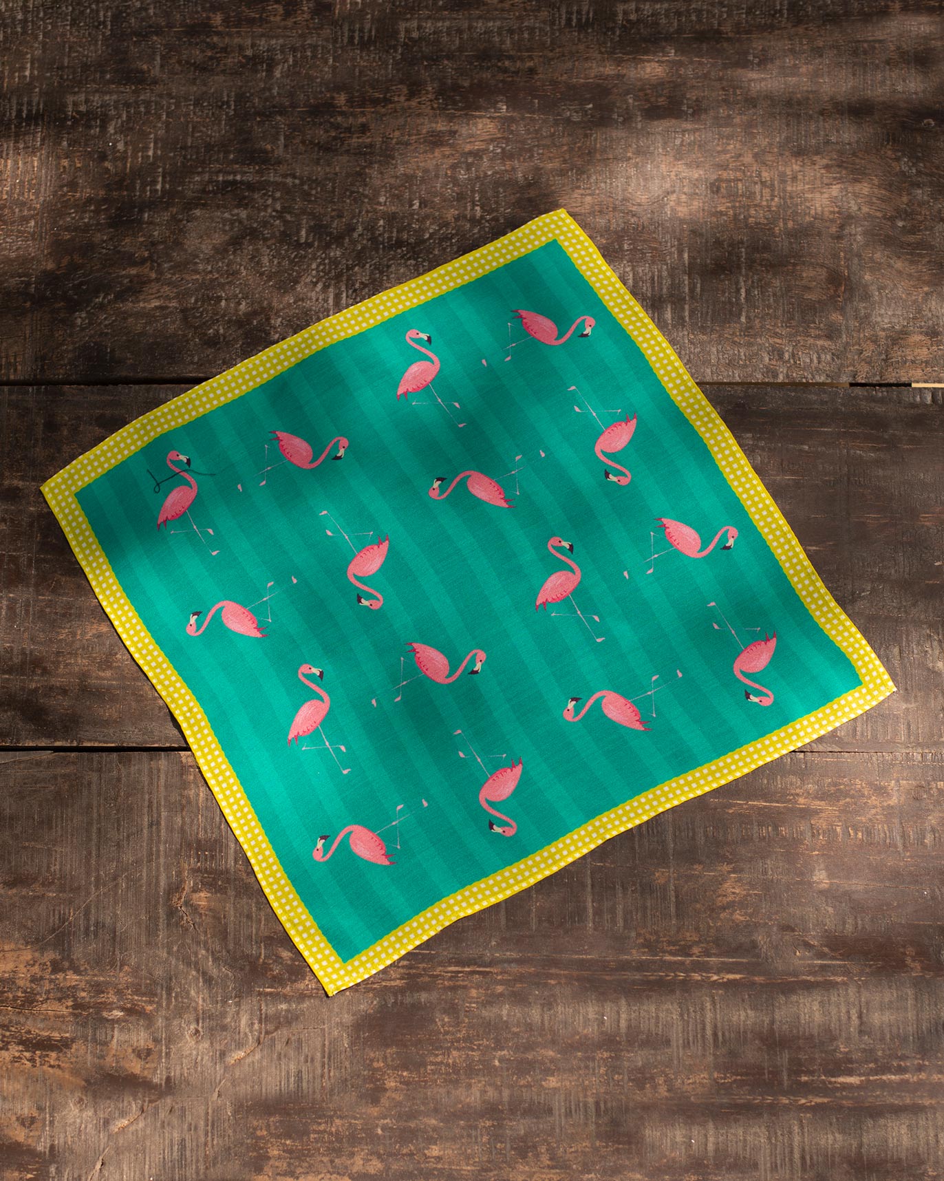 Flamingo Pocket Square - Multi Color