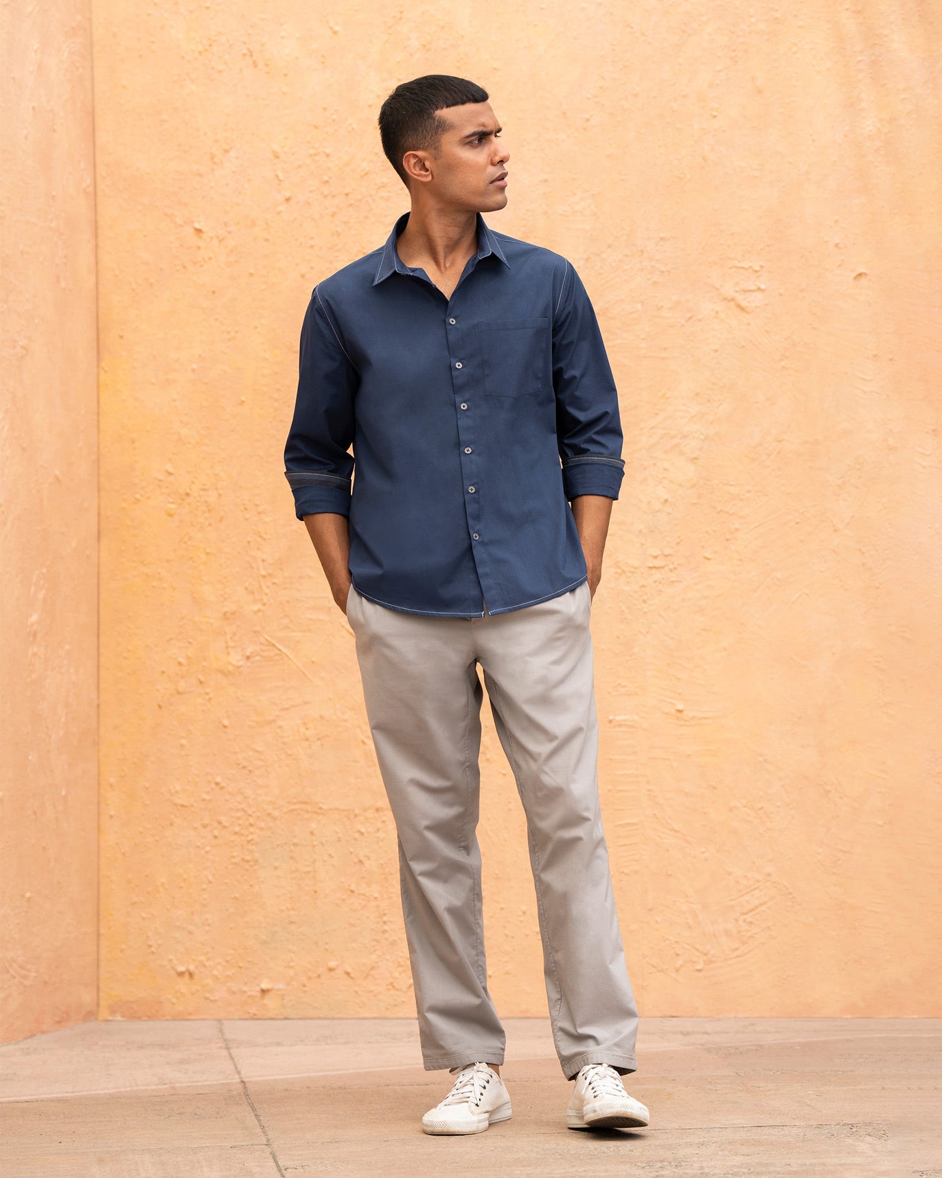 Geller Shirt - Navy