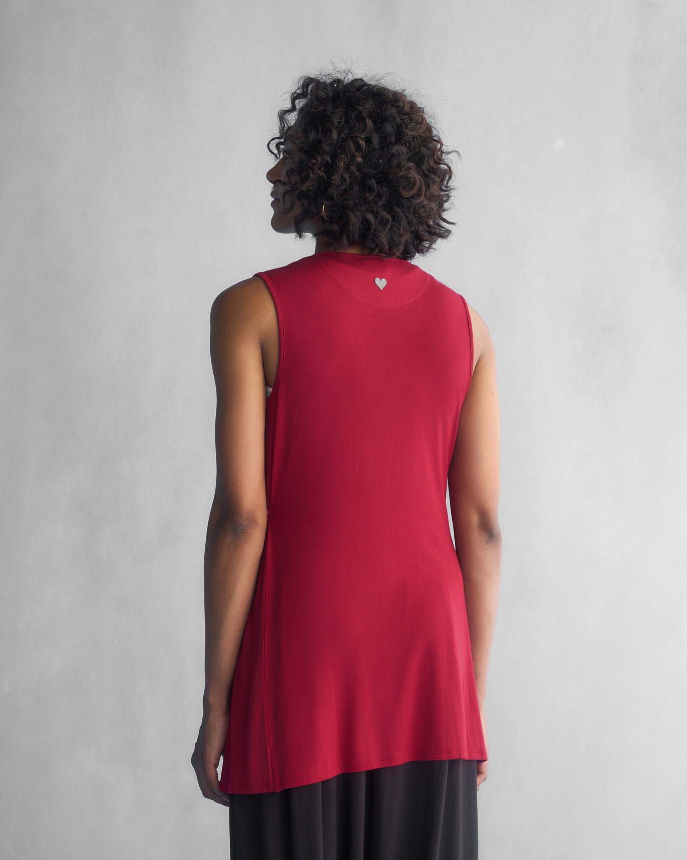 Wrap Front Top - Red