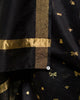Fireflies Sari - Black & Gold