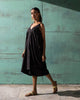 Asymmetrical Dress - Black & Gold