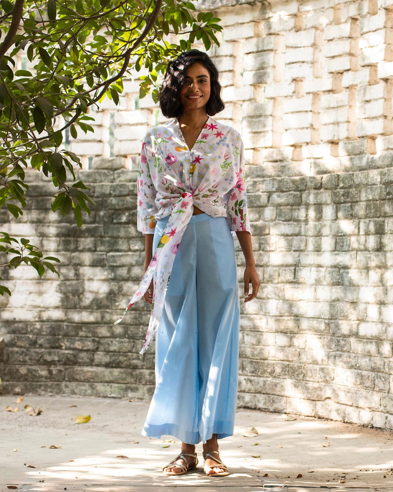 Resort Front Knot Top - Floral