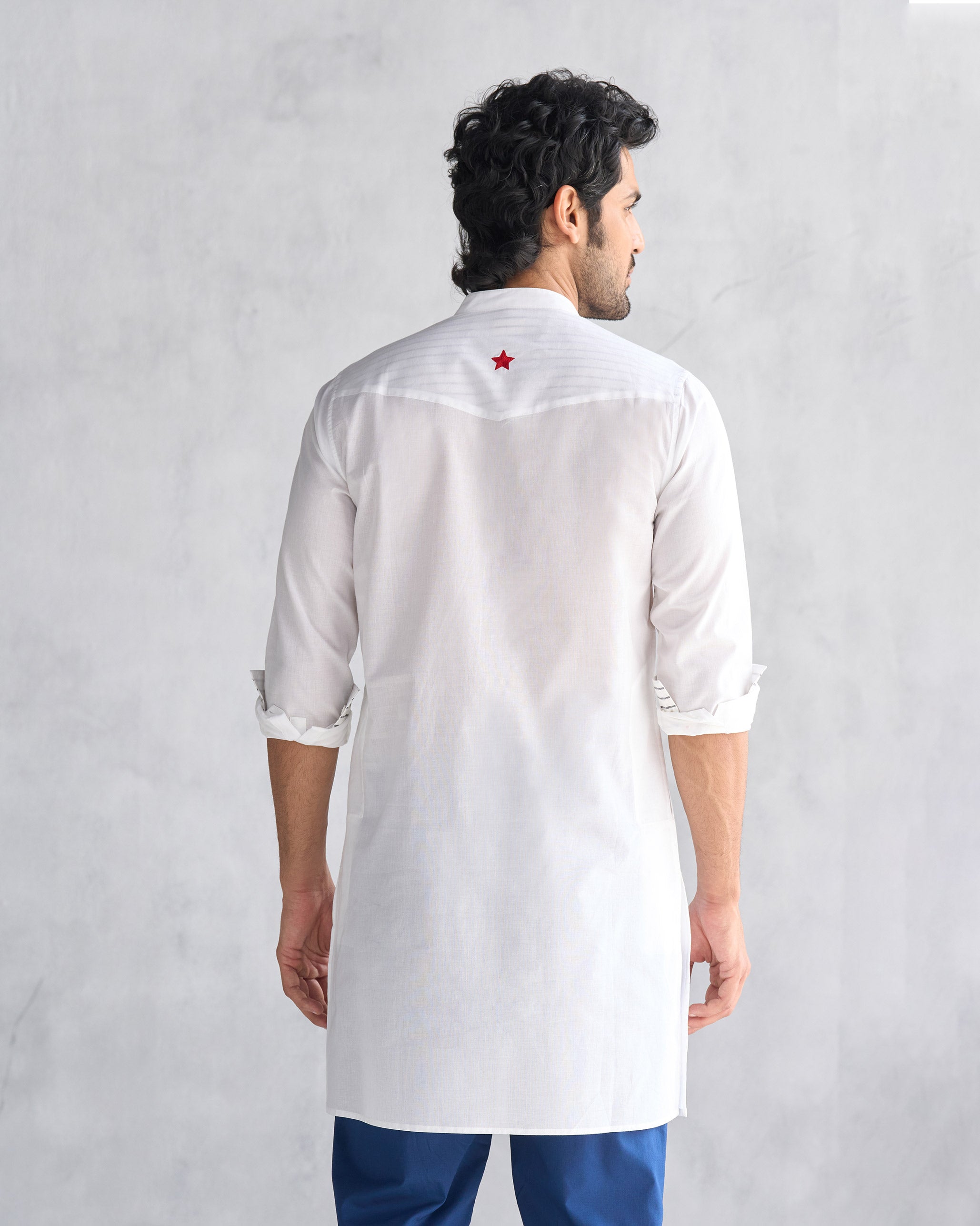 Pondicherry Kurta - White