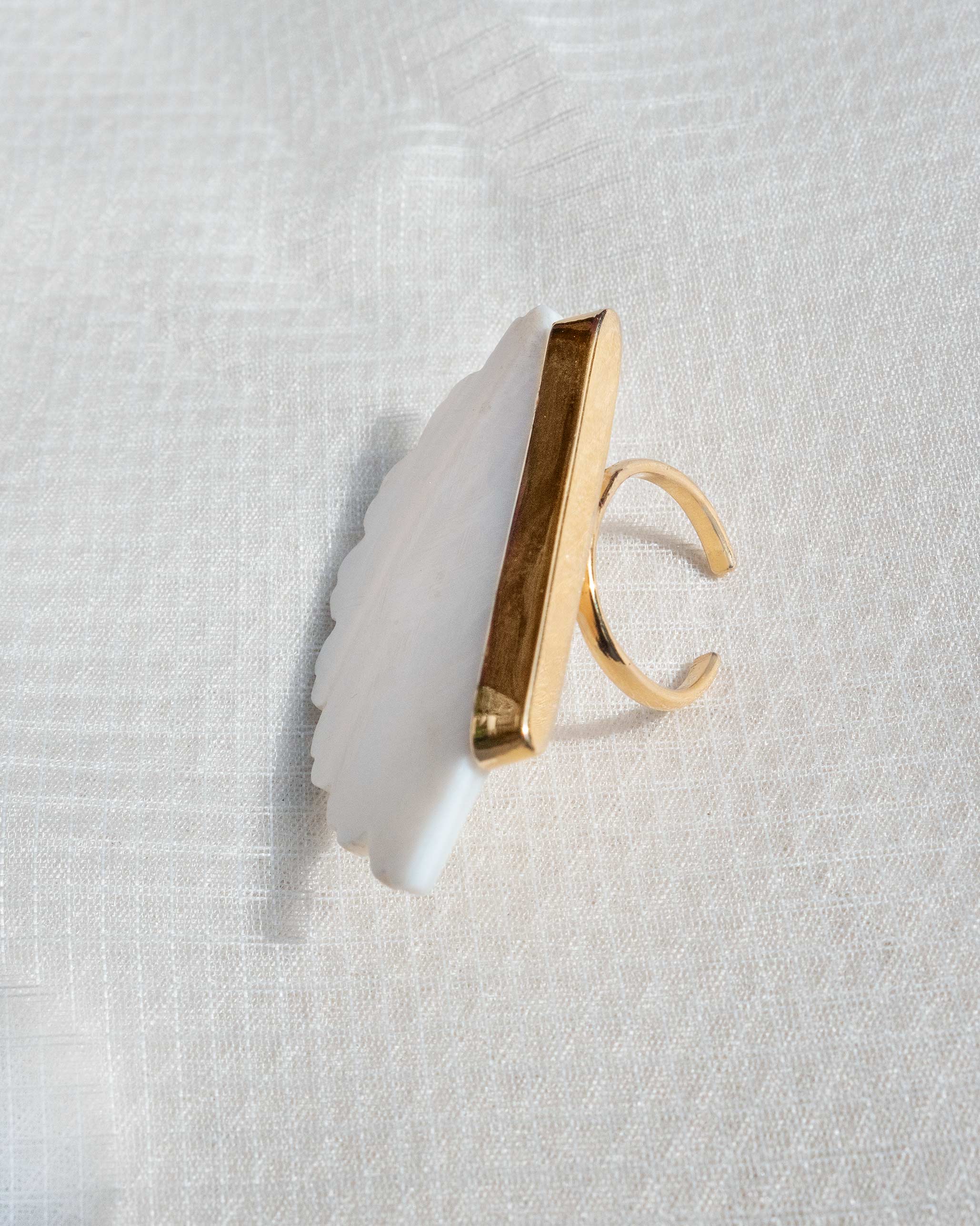 Petal Ring - White