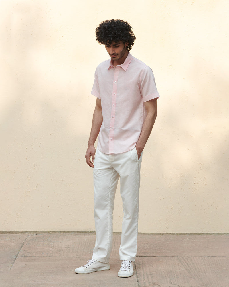 Half Sleeve Shirt - Pink