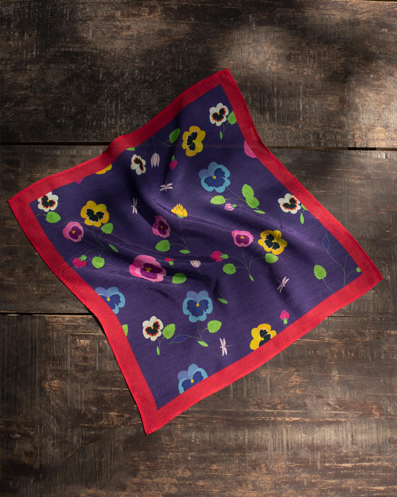 Viola Pocket Square - Multi Color